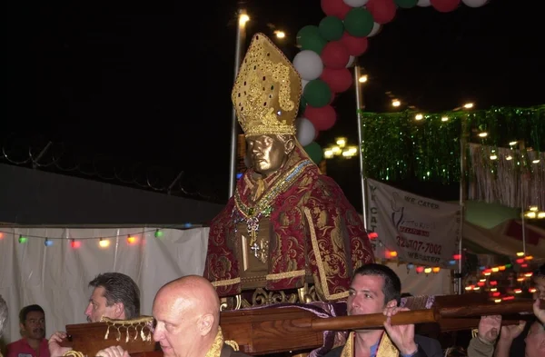 De parade op het feest van san gennaro — Stockfoto