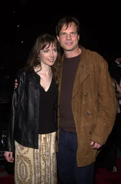 Bill paxton i żona — Zdjęcie stockowe