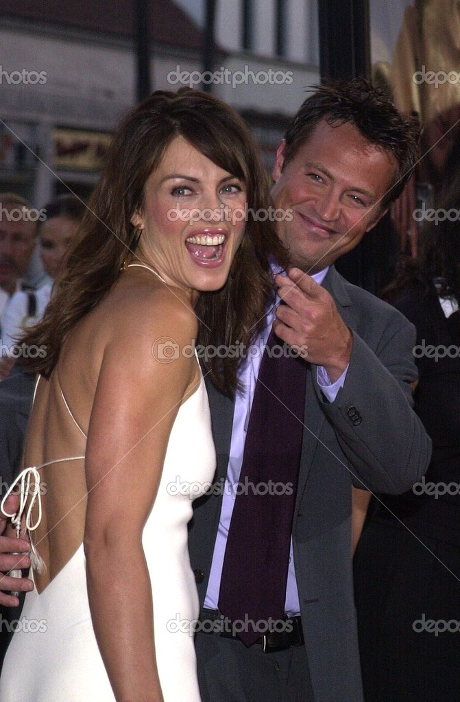 Elizabeth hurley en matthew perry - Redactionele stockfoto ...