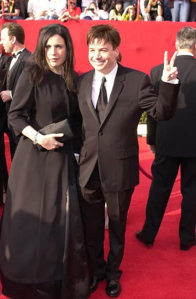 Mike Myers e la moglie Robin Ruzan — Foto Stock