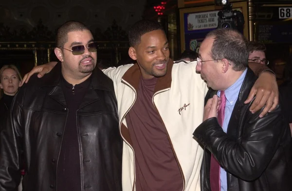 Heavy D, Will Smith and Barry Sonnenfeld — Stock Photo, Image