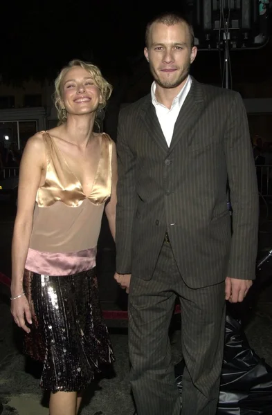Naomi Watts and Heath Ledger — Stock Photo, Image
