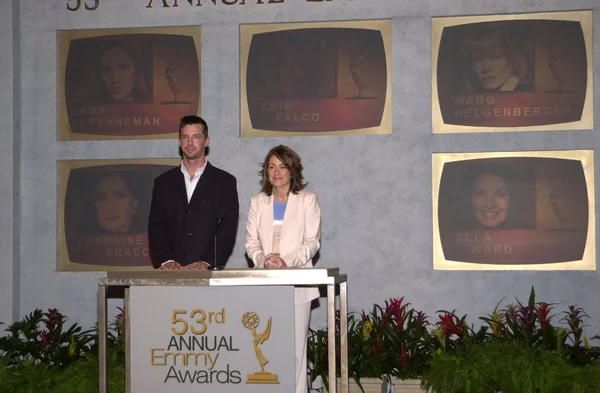 Sean hayes i patricia heaton — Zdjęcie stockowe