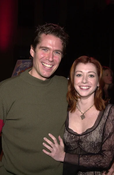 Alexis denisof och alyson hannigan — Stockfoto