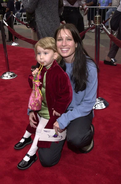 Shawnee Smith e filho Verve — Fotografia de Stock