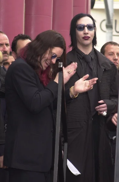 Ozzy Osbourne dan Marilyn Manson — Stok Foto