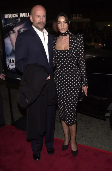 Bruce Willis y Monica Bellucci — Foto de Stock