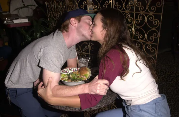 Seth Green and girlfriend Chad — Stock Photo, Image