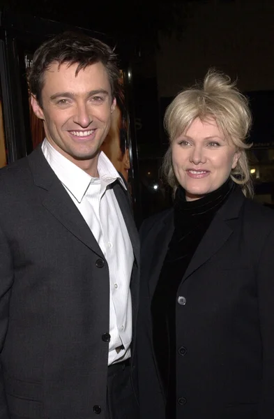 Hugh Jackman y su esposa Deborra-Lee Furness — Foto de Stock