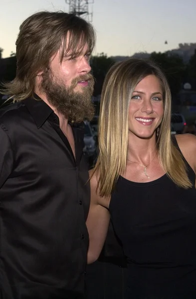 Brad pitt och jennifer aniston — Stockfoto