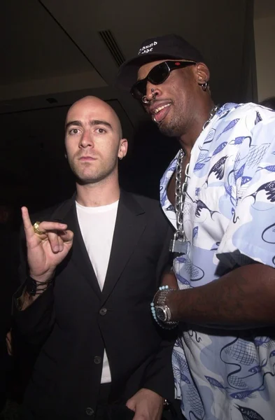 Dennis Rodman and Edward Kowalczyk — Stock Photo, Image