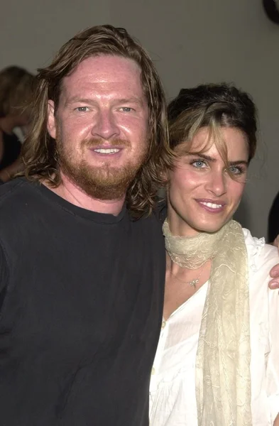 Donal logue i amanda peet — Zdjęcie stockowe