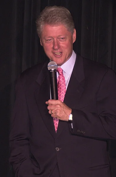 Bill Clinton här — Stockfoto