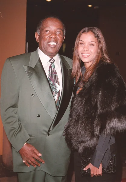 Lou Rawls and daughter Louanna — Stock Photo, Image