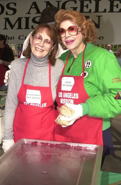 Katherine helmond en jayne weilanden — Stockfoto