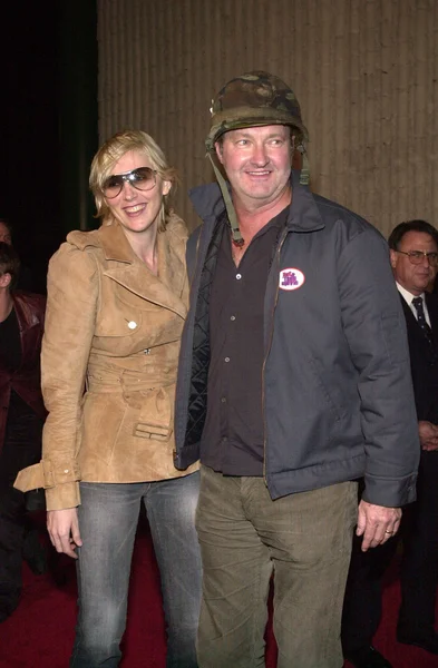 Randy quaid en vrouw evi — Stockfoto