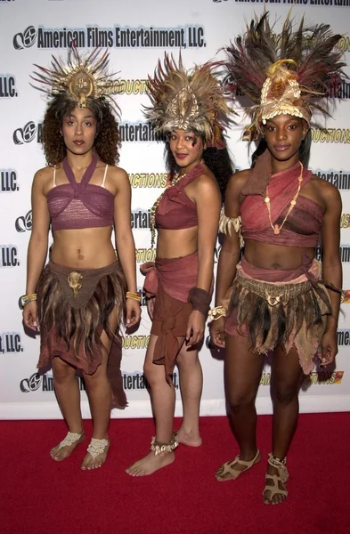 Shaka zulu dansers — Stockfoto