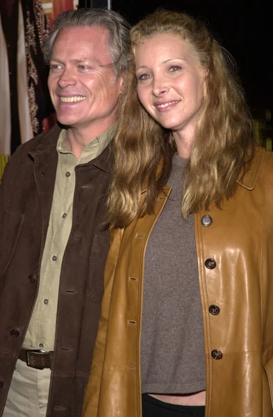Lisa Kudrow and hubby Michel Stern — Stock Photo, Image