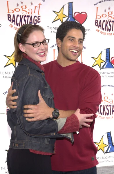 Adam Rodriguez y Katherine Heigl — Foto de Stock