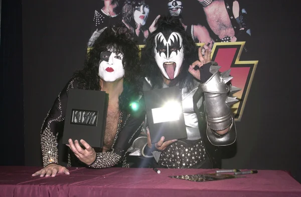 Paul stanley och gene simmons — Stockfoto