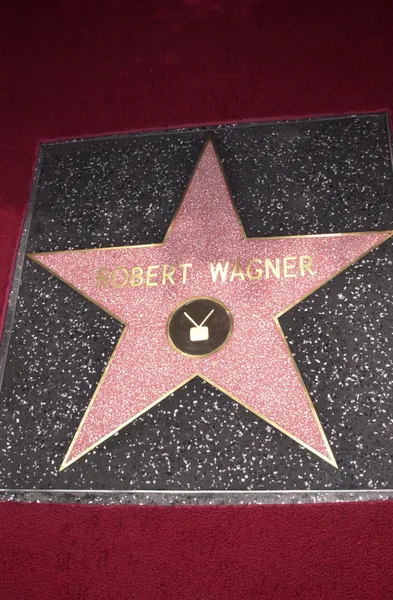 Звезда Роберта Вагнера — стоковое фото