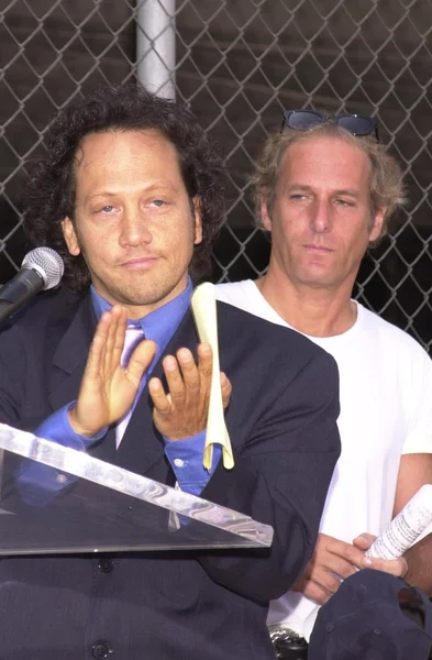 Rob Schneider y Michael Bolton — Foto de Stock