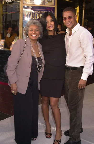 Nichelle nichols, joanna bacalso a cuba gooding jr. — Stock fotografie