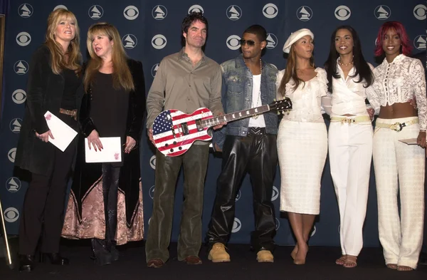 Laurie Blank, Stevie Nicks, Pat Monahan, Usher e Destiny's Child — Foto Stock