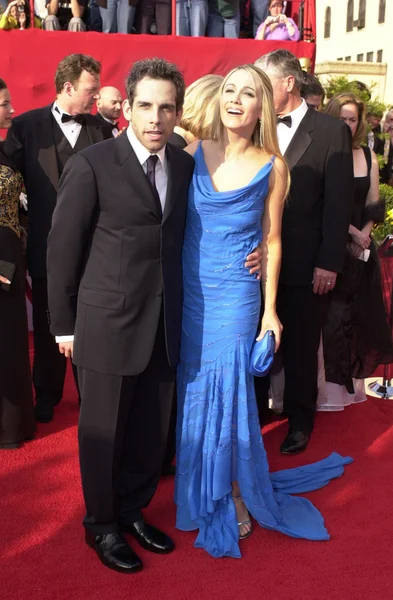 Ben Stiller and Christine Taylor — Stock Photo, Image