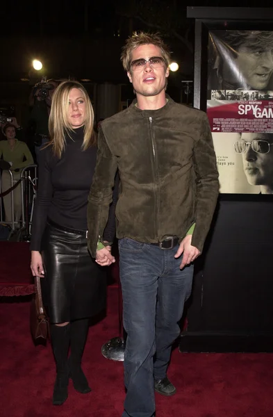 Brad Pitt e Jennifer Aniston — Fotografia de Stock