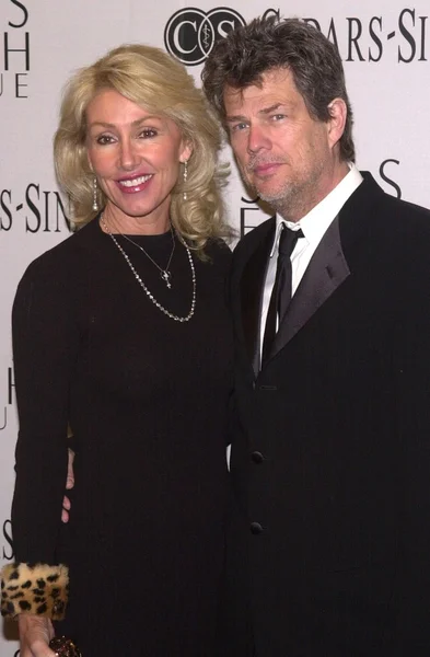 Linda Thompson and David Foster — Stock Photo, Image