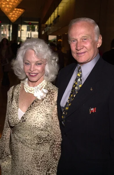 Buzz Aldrin e moglie Lois — Foto Stock