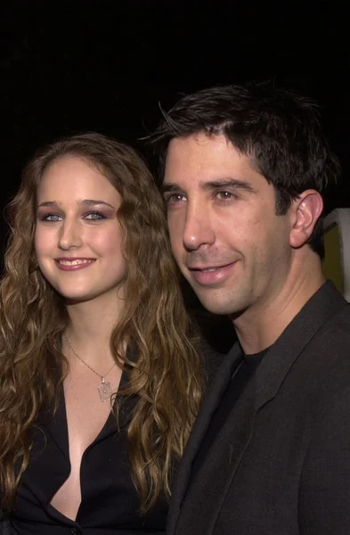 Leelee sobiesky och david schwimmer — Stockfoto