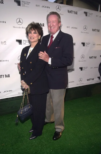 Suzanne pleshette i tom poston — Zdjęcie stockowe