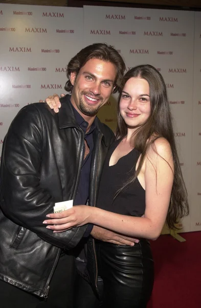 Tammy Blanchard y fecha Paolo — Foto de Stock