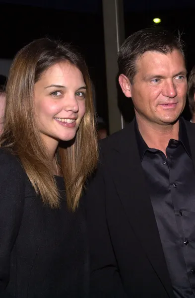 Katie Holmes and Kevin Williamson — Stock Photo, Image