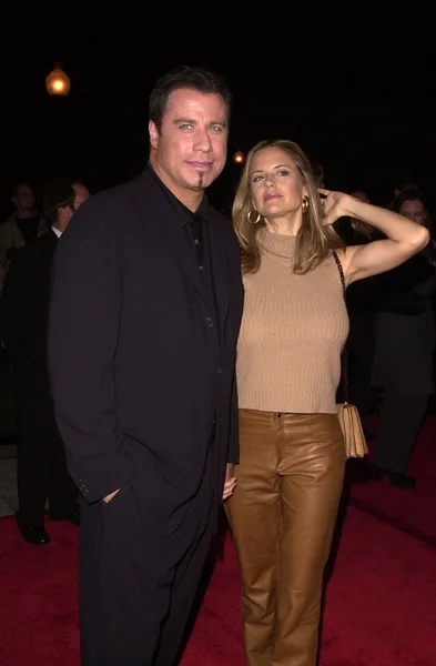 John Travolta e Kelly Preston — Fotografia de Stock