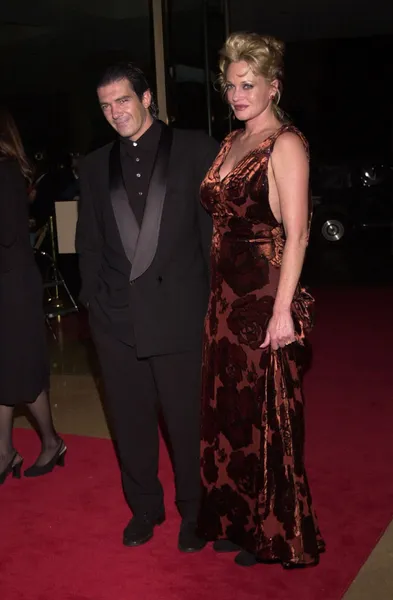 Antonio Banderas e Melanie Griffith — Fotografia de Stock