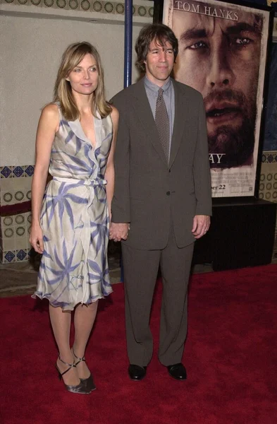 Michelle Pfeiffer and David E. Kelly — Stock Photo, Image