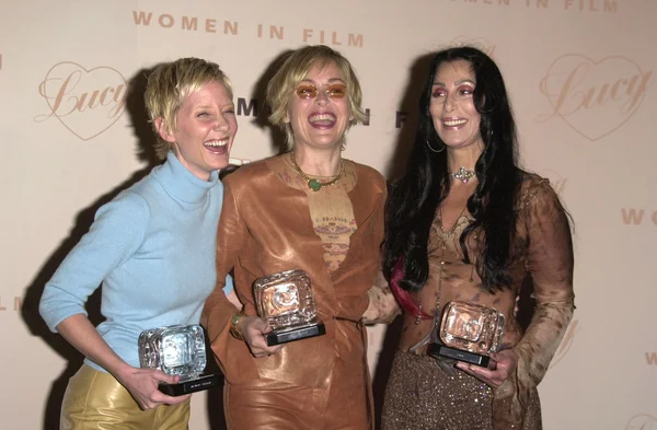 Anne Heche, Sharon Stone, Cher — Stok fotoğraf