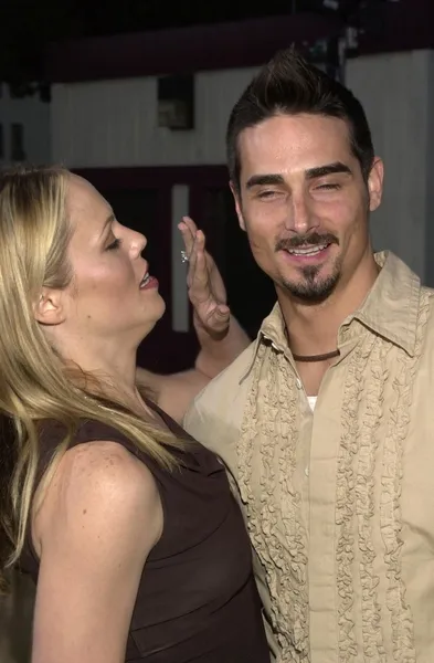 Kevin richardson und ehefrau kristen — Stockfoto