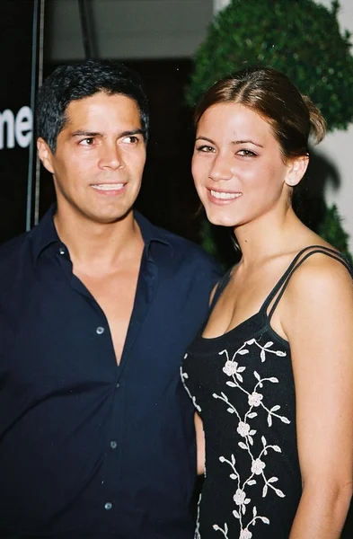 Esai Morales and date — Stock Photo, Image