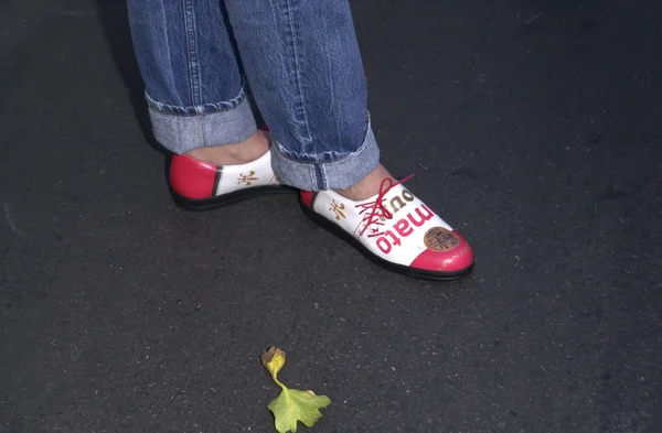 Jamie lee curtis schuhe — Stockfoto