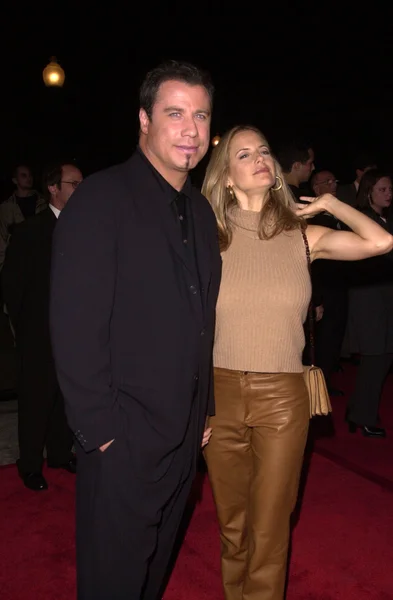 John Travolta and Kelly Preston — Stock Photo, Image