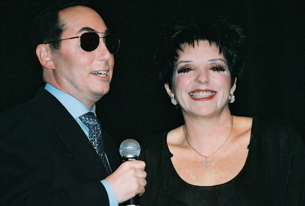 David gest och liza minnelli — Stockfoto