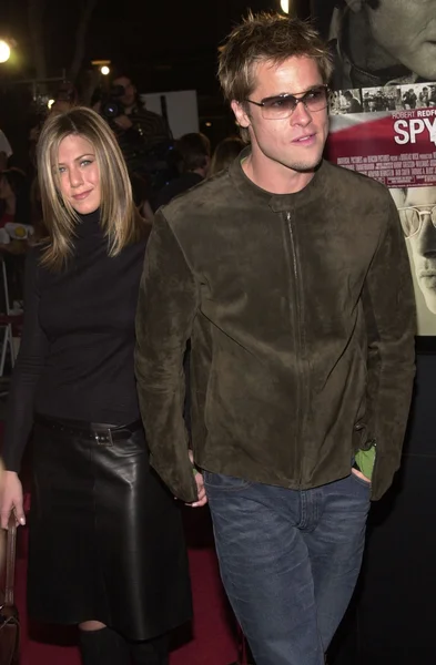 Brad Pitt e Jennifer Aniston — Foto Stock