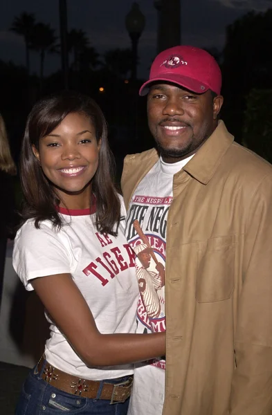 Gabrielle union och gubbe chris — Stockfoto