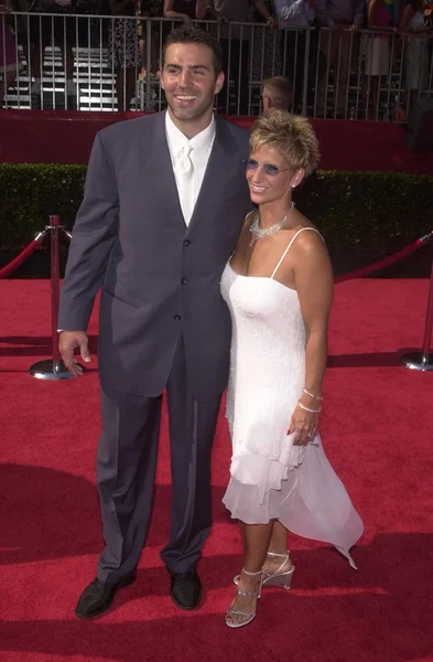 Kurt Warner e la moglie Brenda Warner — Foto Stock