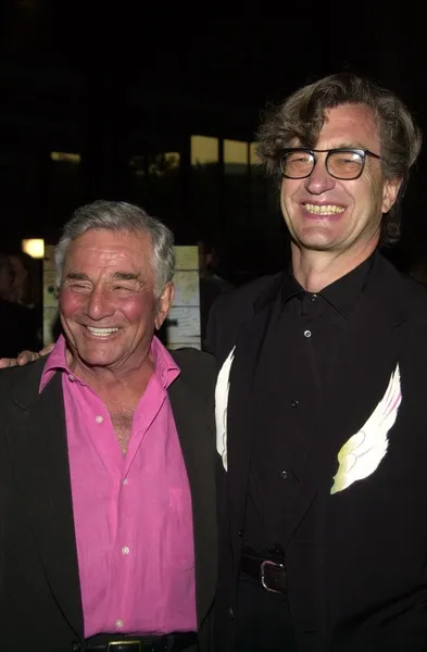Peter Falk and Wim Wenders — Stockfoto