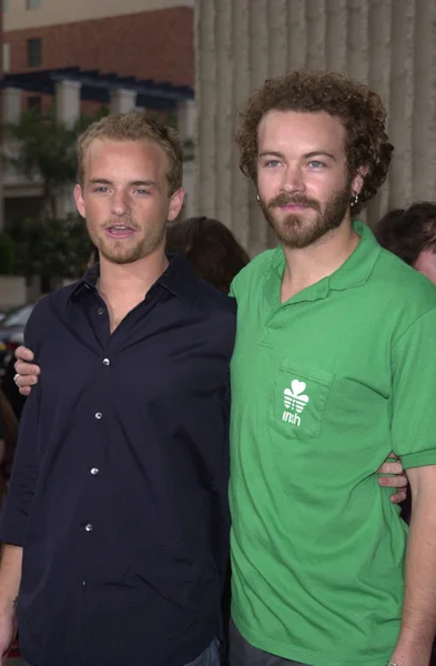 Chris and Danny Masterson — Stock Photo, Image